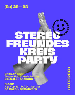 Event: STEREO FREUNDESKREIS PARTY Event-Bild: STEREO FREUNDESKREIS PARTY