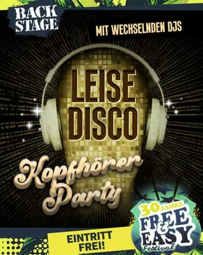 Event image: LEISE DISCO - Die Kopfhörer Party mit DJ DJ WELL & DJ TELECASTER | free & easy 2026 party