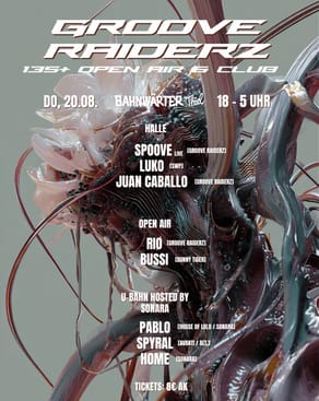 Event image: 135+ mit Grooveraiderz & Sonara – Open Air & Club