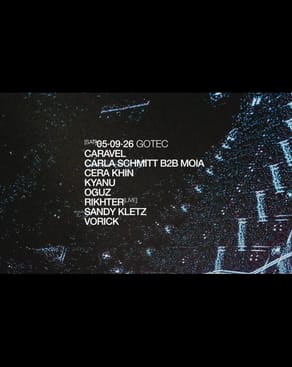 Event: RIKHTER (LIVE), CERA KHIN, OGUZ, CARAVEL and many more... Event-Bild: RIKHTER (LIVE), CERA KHIN, OGUZ, CARAVEL and many more...