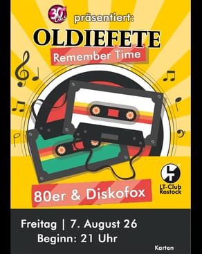 Event-Bild: 80er meets Discofox – Die Party!
