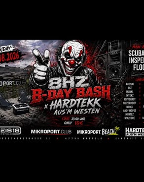 Event-Bild: Hardtekk aus’m Westen 8Hz B Day Bash