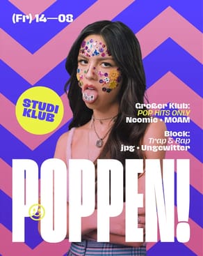 Event image: STUDI KLUB - POPPEN!