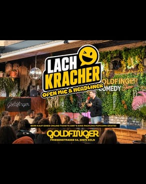 Event image: LACHKRACHER – Open Mic & Headliner im Goldfinger! 😂