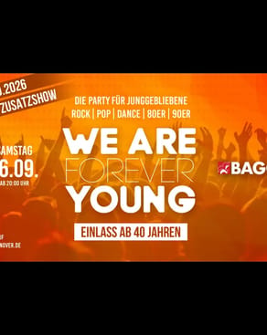 Event-Bild: FOREVER YOUNG Ü40 ZUSATZSHOW