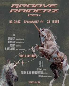 Event-Bild: 135+ mit Grooveraiderz & WUT Kollektiv