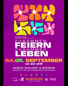 Event-Bild: ZUSAMMEN FEIERN, ZUSAMMEN LEBEN!