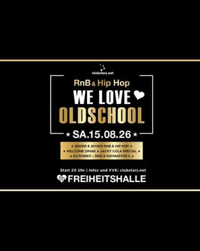 Event-Bild: We ❤️ 2000er & 2010er Oldschool RnB & Hip Hop