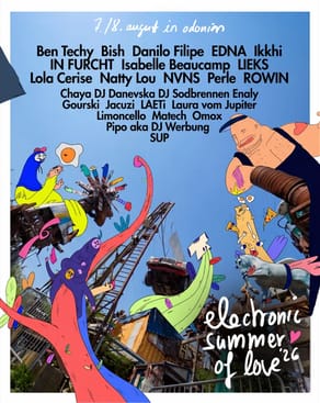 Event: Electronic Summer of Love 2026 - The Odonien Festival Part XIV Event image: Electronic Summer of Love 2026 - The Odonien Festival Part XIV