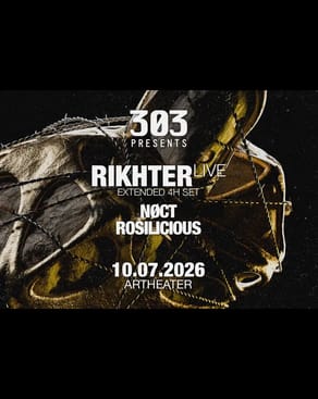Event: 303 presents RIKHTER live (extended set) Event image: 303 presents RIKHTER live (extended set)
