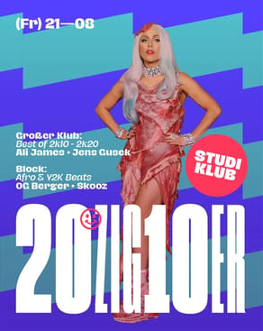 Event image: STUDI KLUB - 20ZIG 10ER