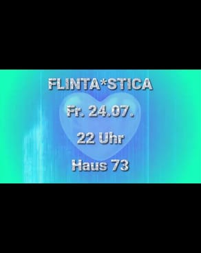 Event: FLINTA*STICA (Electro / Trance / Techno) Event-Bild: FLINTA*STICA (Electro / Trance / Techno)