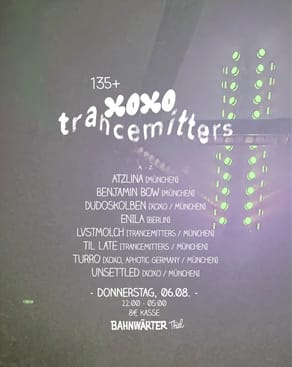Event image: 135+ mit XOXO & Trancemitters