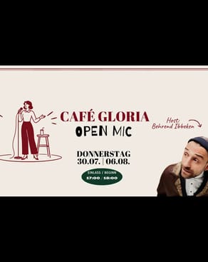 Event image: Café GLORIA Open Mic