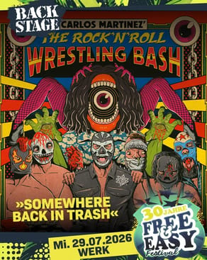 Event image: THE ROCK `N´ ROLL WRESTLING BASH + RAYGUN REBELS | Free&Easy 2026