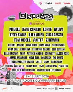 Event: Lollapalooza Berlin 2026 Event-Bild: Lollapalooza Berlin 2026