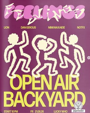Event-Bild: FEELINGS BACKYARD OPEN AIR