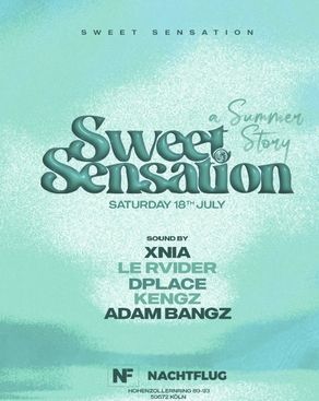 Event: SWEET SENSATION - A SUMMER STORY Event image: SWEET SENSATION - A SUMMER STORY