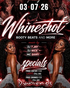 Event: WHINESHOT – BOOTY BEATS & MORE Event-Bild: WHINESHOT – BOOTY BEATS & MORE