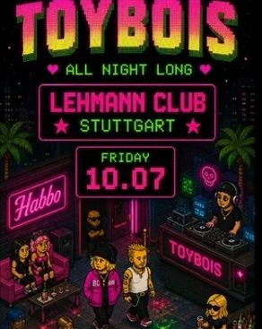 Event image: TOYBOIS (ALL NIGHT LONG)