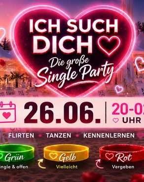 Event-Bild: ❤️ ICH SUCH DICH – DIE SINGLE PARTY ❤️