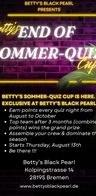 Event image: Betty's End of Sommer Quiz Cup Night