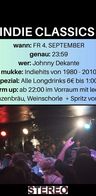 Event-Bild: INDIE CLASSICS