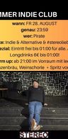 Event-Bild: SOMMER INDIE CLUB
