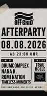 Event: OFF GRID Festival - Afterparty w/ Drumcomplex (Cocoon, Terminal M), Romi Nation, Nana K, Event-Bild: OFF GRID Festival - Afterparty w/ Drumcomplex (Cocoon, Terminal M), Romi Nation, Nana K,