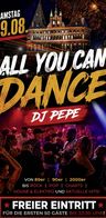 Event-Bild: ALL YOU CAN DANCE - Samstag