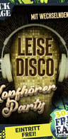 Event image: LEISE DISCO - Die Kopfhörer Party mit DJ TELECASTER & DJ MIC-AL | free & easy 2026 party
