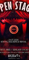 Event-Bild: Open Stage mit Sewing Machine & Trivial