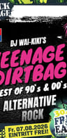 Event image: TEENAGE DIRTBAG mit DJ WAI-KIKI | free & easy 2026 party